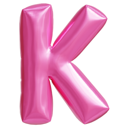 Letra k  3D Icon
