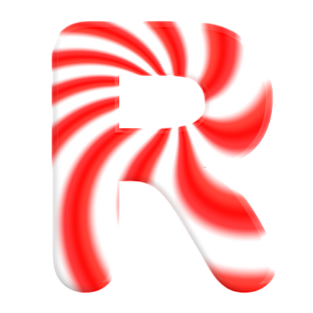 Letra r  3D Icon