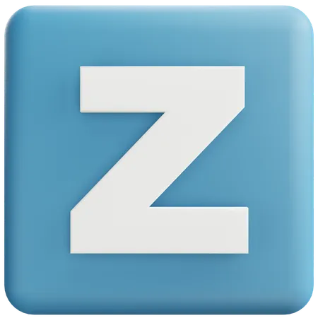 Letra z  3D Icon