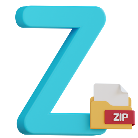 Letra z  3D Icon