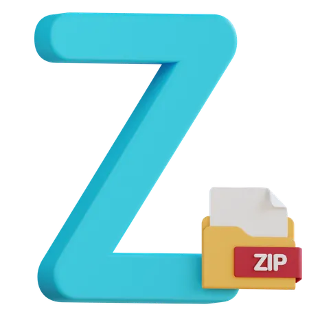 Letra z  3D Icon