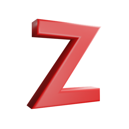 Letra z  3D Icon