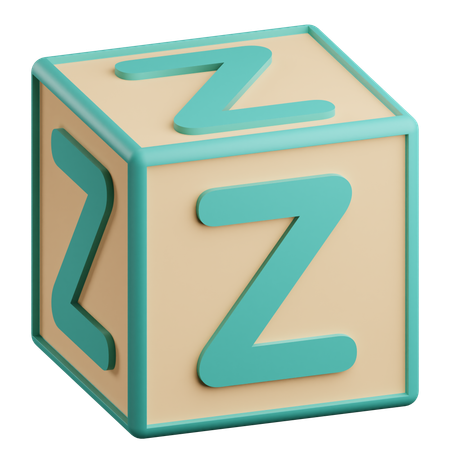 Letra z  3D Icon