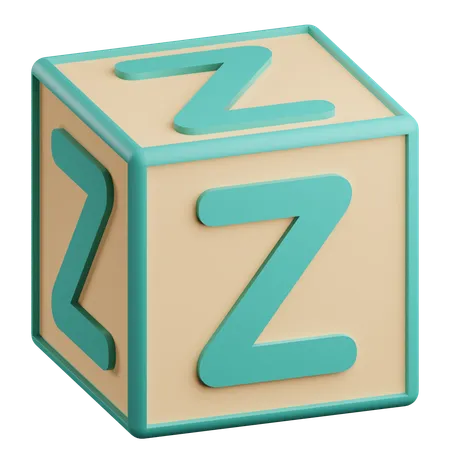 Letra z  3D Icon