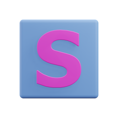 Letras s  3D Icon