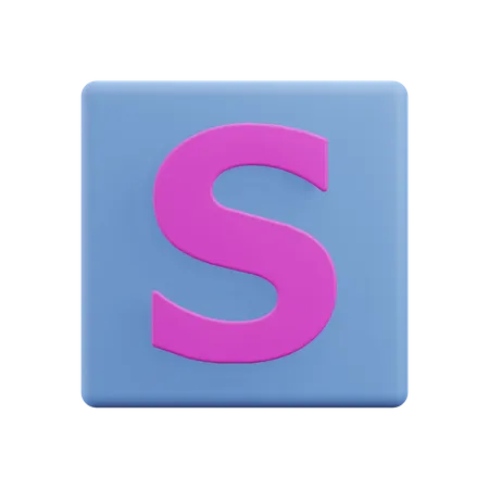 Letras s  3D Icon