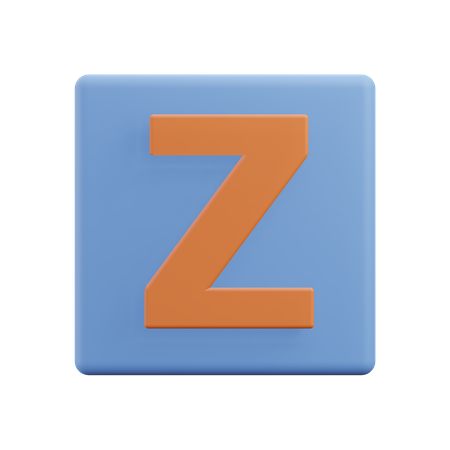 Letras z  3D Icon