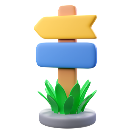 Letrero  3D Icon