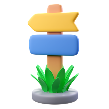 Letrero  3D Icon