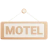 letrero de motel