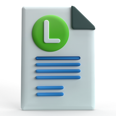 편지  3D Icon