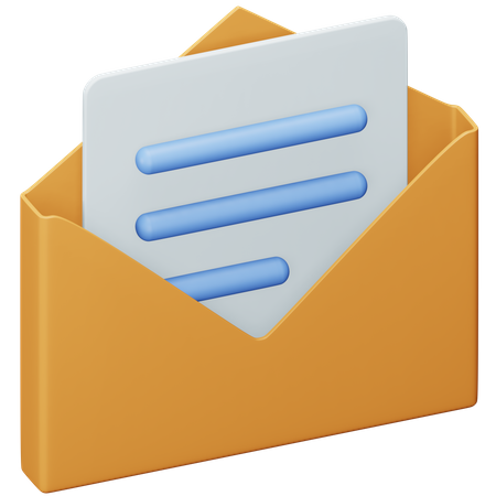 Letter  3D Icon