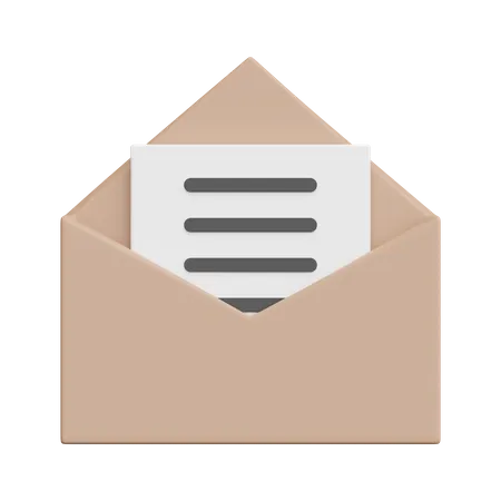 Letter  3D Icon