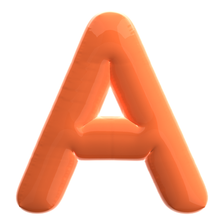 Letter A  3D Icon