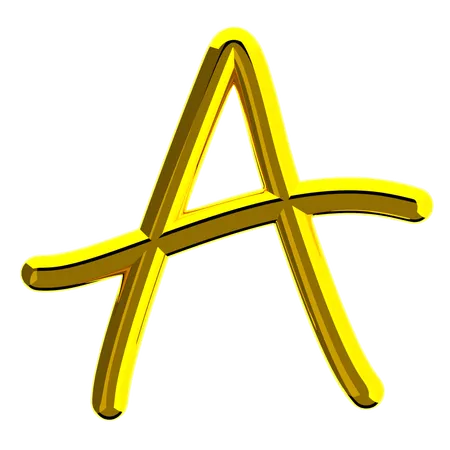 Letter A  3D Icon