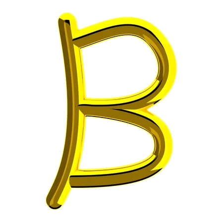 Letter B  3D Icon