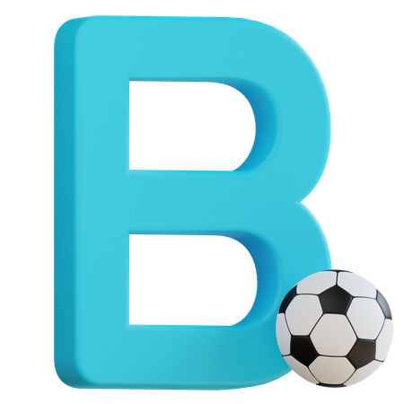 Letter B  3D Icon