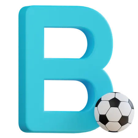 Letter B  3D Icon