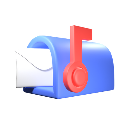 Letter Box  3D Illustration