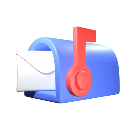 Letter Box  3D Illustration