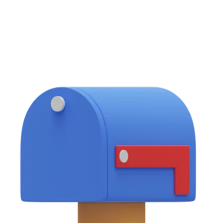 Letter Box 3D Illustration