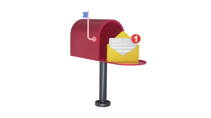 Letter Box 3D Icon