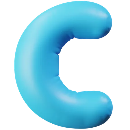 Letter C  3D Icon