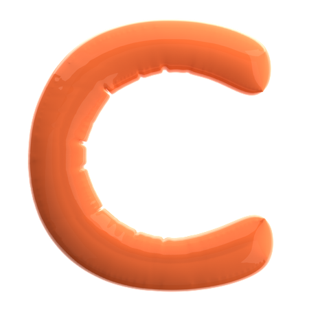 Letter C  3D Icon