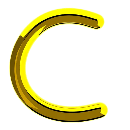 Letter C  3D Icon