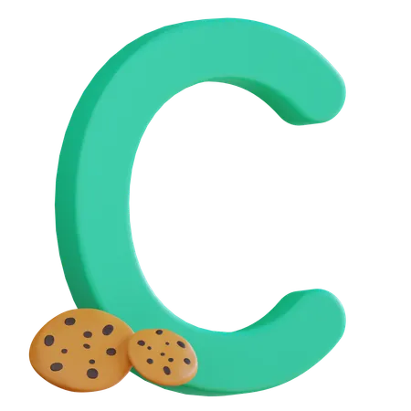 Letter C  3D Icon