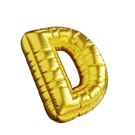 Letter D  3D Icon