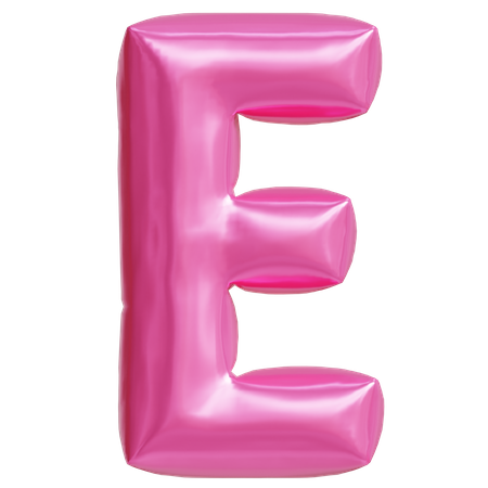 Letter E  3D Icon