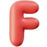 3d letter f