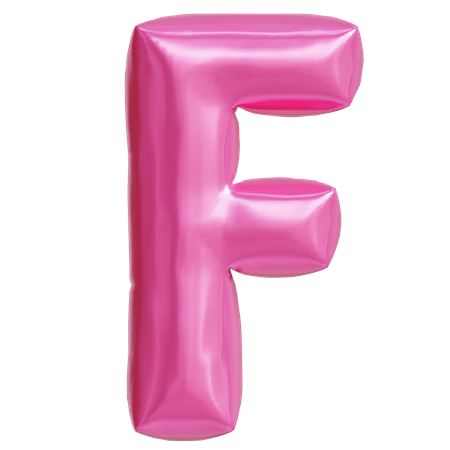 Letter F  3D Icon