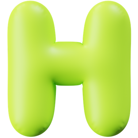 Letter H  3D Icon