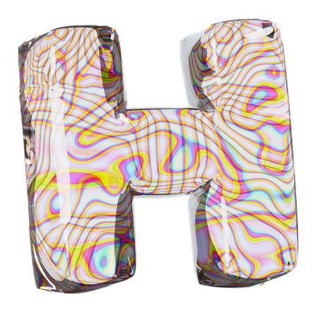 Letter H  3D Icon