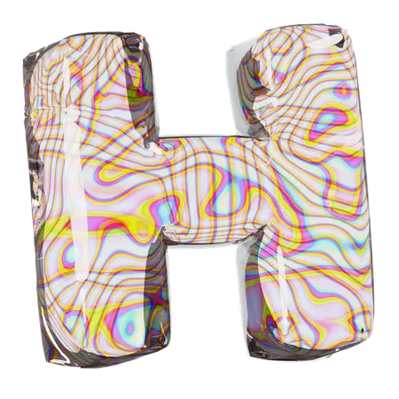 Letter H  3D Icon