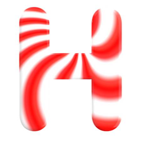 Letter H  3D Icon