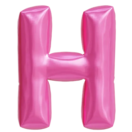 Letter H  3D Icon