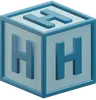 Letter H Cube