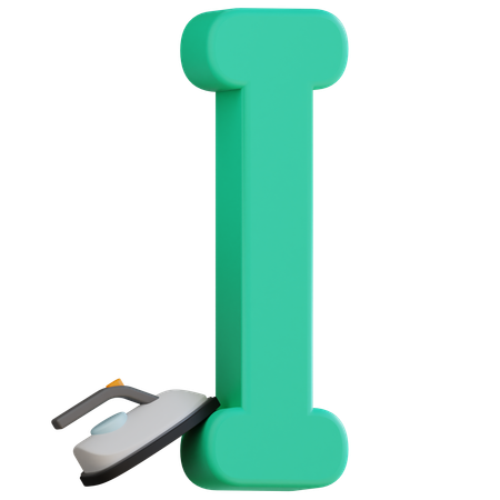 Letter I  3D Icon