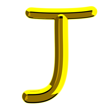 文字j  3D Icon