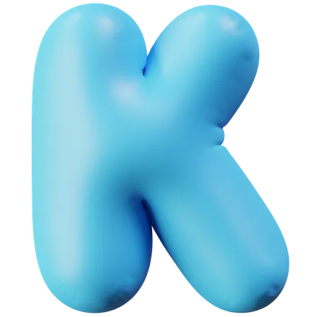 Letter K  3D Icon