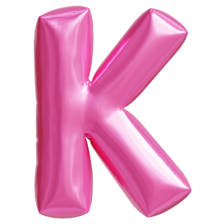 Letter K  3D Icon