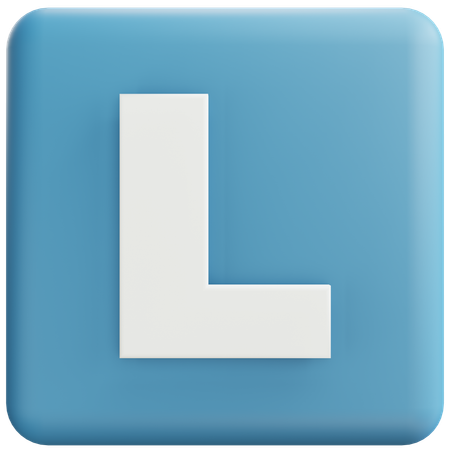 Letter L  3D Icon