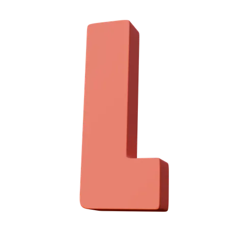 Letter L  3D Icon