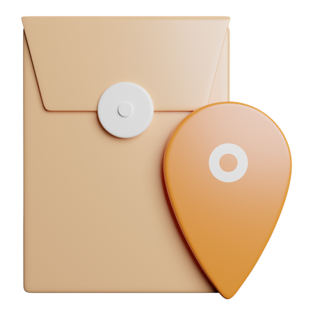 Letter Location  3D Icon