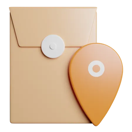 Letter Location  3D Icon