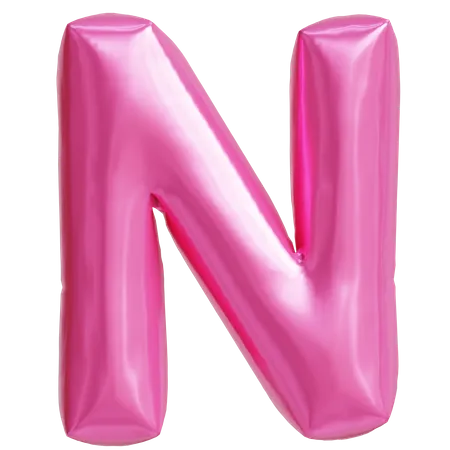 Letter N  3D Icon