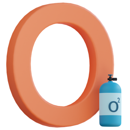 Letter O  3D Icon